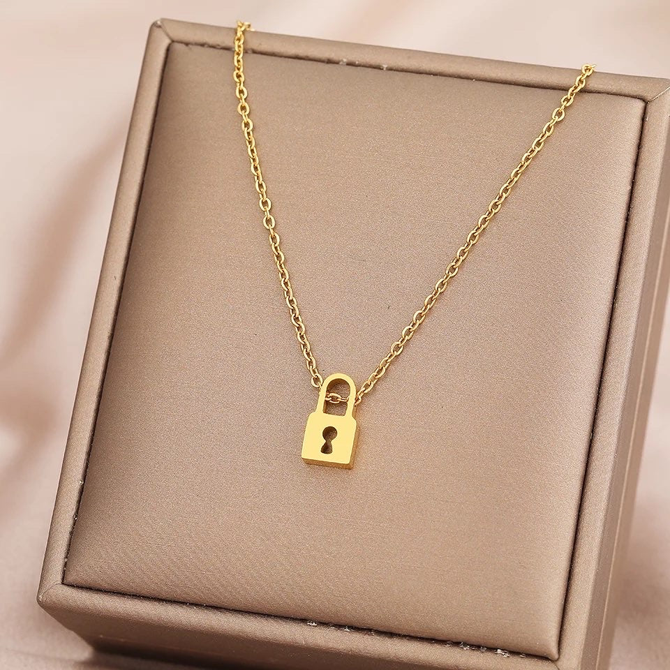 Lock Chain Necklace