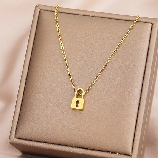 Lock Chain Necklace